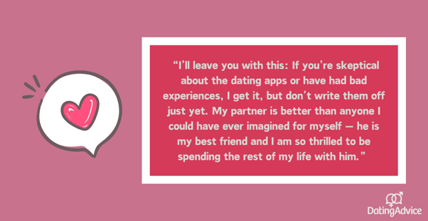 hinge user testimonial graphic