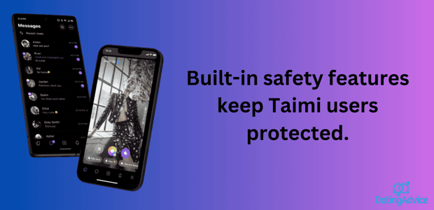 taimi safety features taimi safety features
