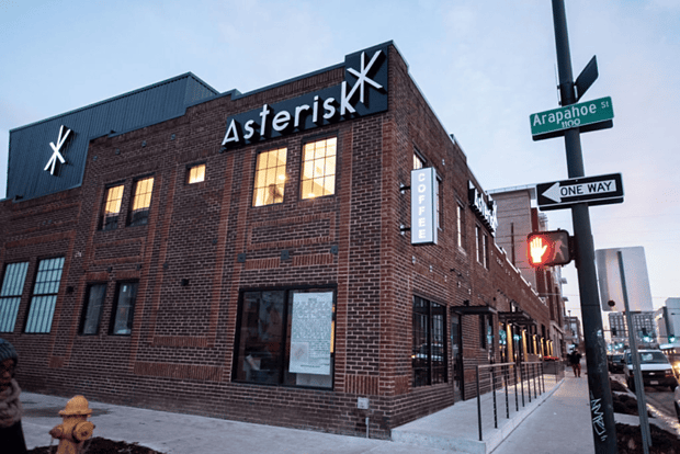 Asterisk front of building Asterisk front of building
