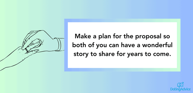 hunt quote-- make plans for your proposal