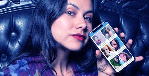 lesbit dating app screenshot