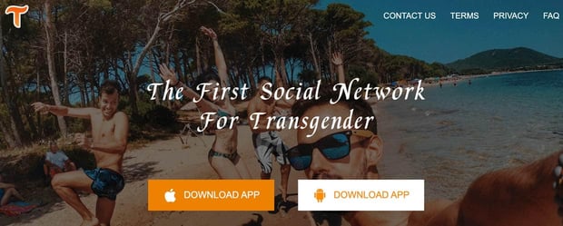 TransPal homepage screenshot