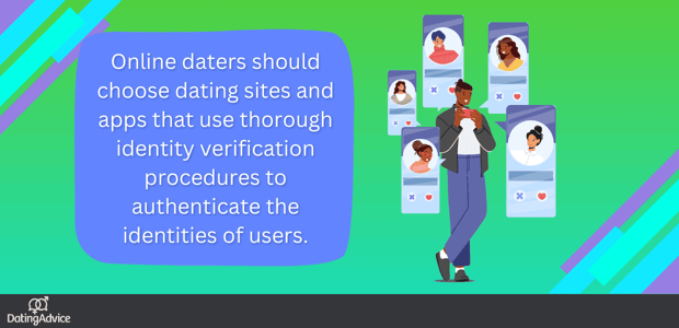 singles should choose sites that verify users' identities 