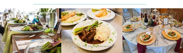 Picture of examples dishes from My Chef Catering. 