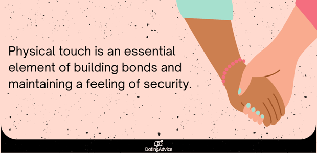 physical touch is essential part of connection