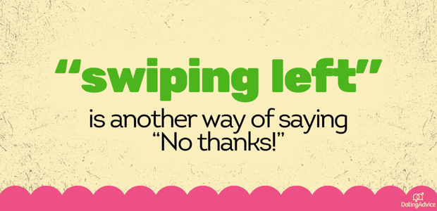 swiping left swiping left