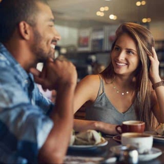 Photo of a coffee date