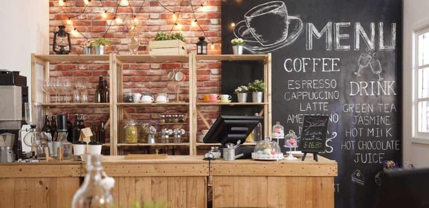 Photo of a coffee shop Photo of a coffee shop