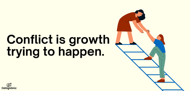 conflict is growth trying to happen