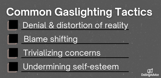common gaslighting tactics