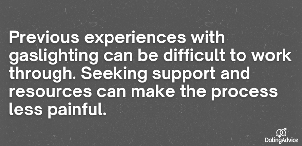 previous experiences with gaslighting