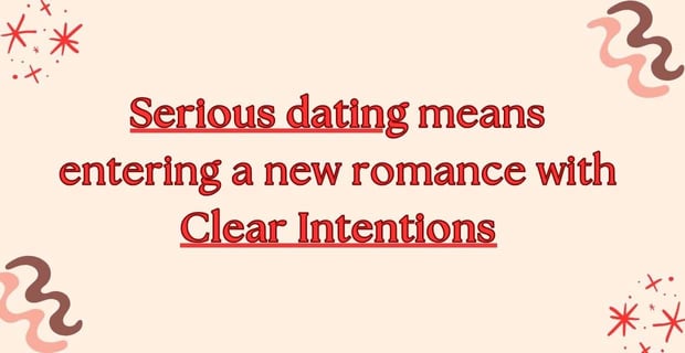 The definition of serious dating