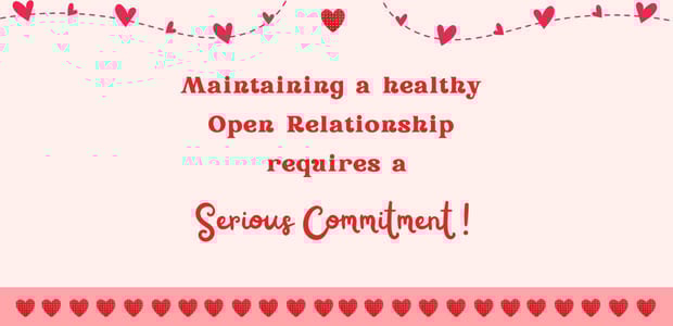 Open relationships require commitment