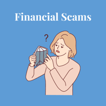 Financial scams illustration
