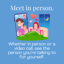 Meet in person illustration