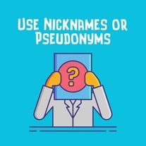 Pseudonyms illustration