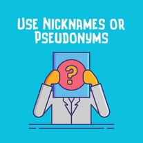 Pseudonyms illustration Pseudonyms illustration