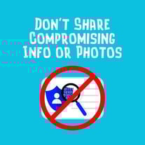 Don't share info illustrations