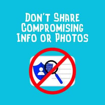 Don't share info illustrations Don't share info illustrations