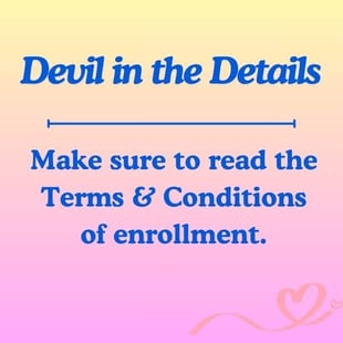 Read the Terms and Conditions