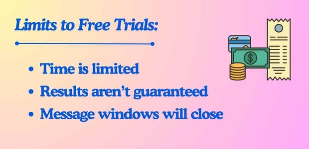 Time is limited and results aren't guaranteed