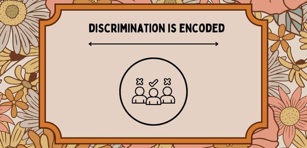 Discrimination is encoded Discrimination is encoded