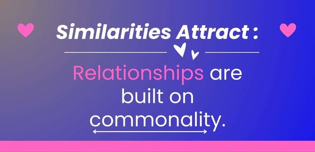 Similarities Attract Similarities Attract