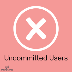 uncommitted users text on a red background