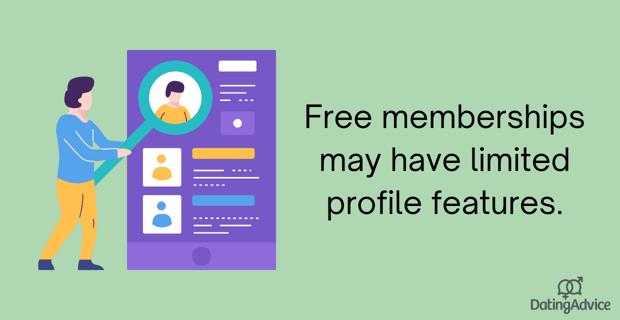 free memberships text on a green background