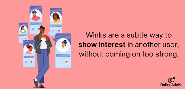 show interest in a subtle way