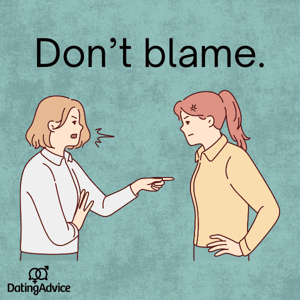 don't place blame don't place blame