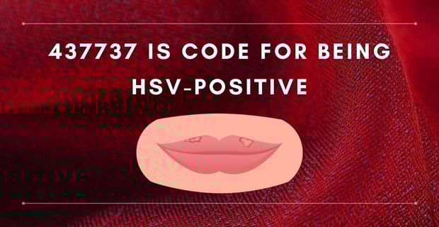437737 is code for being hsv-positive