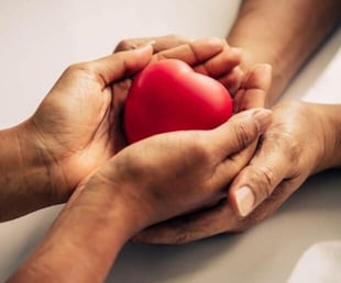 Hands Holding Heart