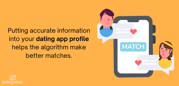 Pulling info from the online dating profile
