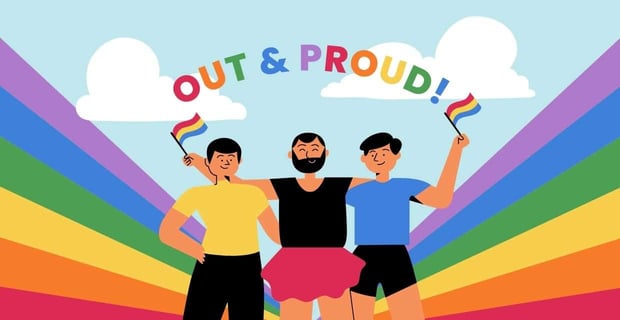 Photo of out and proud