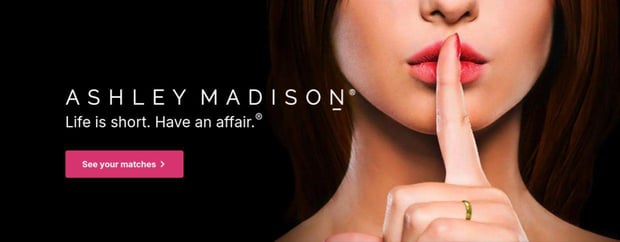 Ashley Madison screenshot
