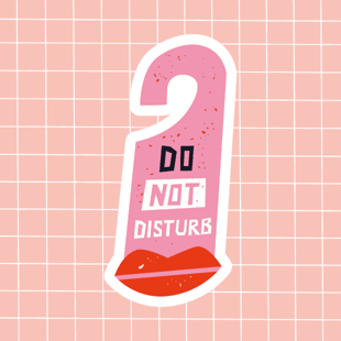 Do not disturb graphic
