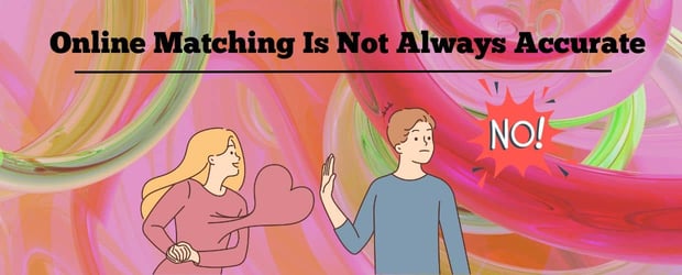 Online matching is not always accurate