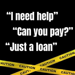 Asks for money Asks for money