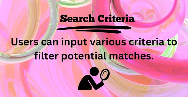 Search criteria