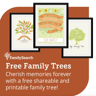 FamilySearch Free Family Trees graphic FamilySearch Free Family Trees graphic