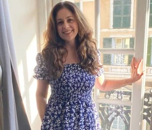Match by Julia blue dress pic