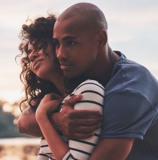 Amanda Louder Coaching Black couple hugging 