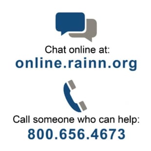 Screenshot of rainn.org