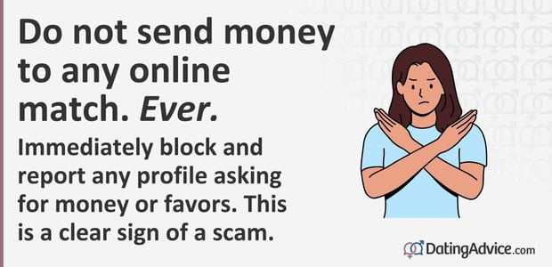 Do not send money ever. Do not send money ever.
