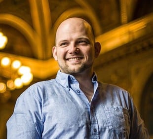 Photo of Nonmono founder LÃ¡szlÃ³ Ãgoston