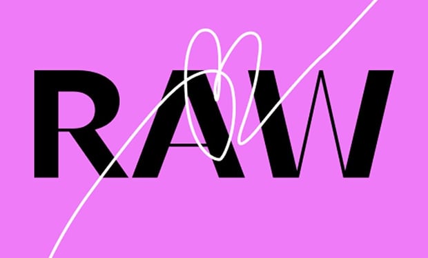 Screenshot of Raw Dating App logo