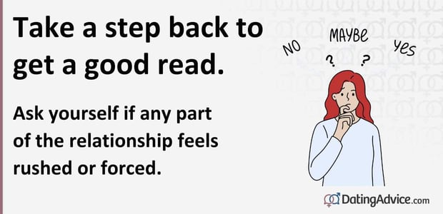 Take a step back to get a good read. Take a step back to get a good read.