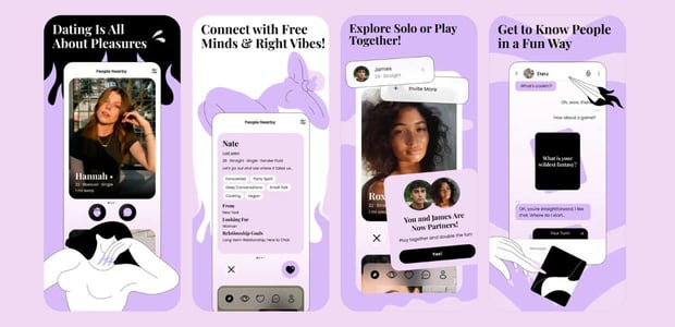 flure dating app iOS features and app use screenshots flure dating app iOS features and app use screenshots