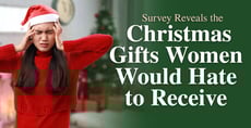 Survey Reveals the Christmas Gifts Women Would Hate to Receive